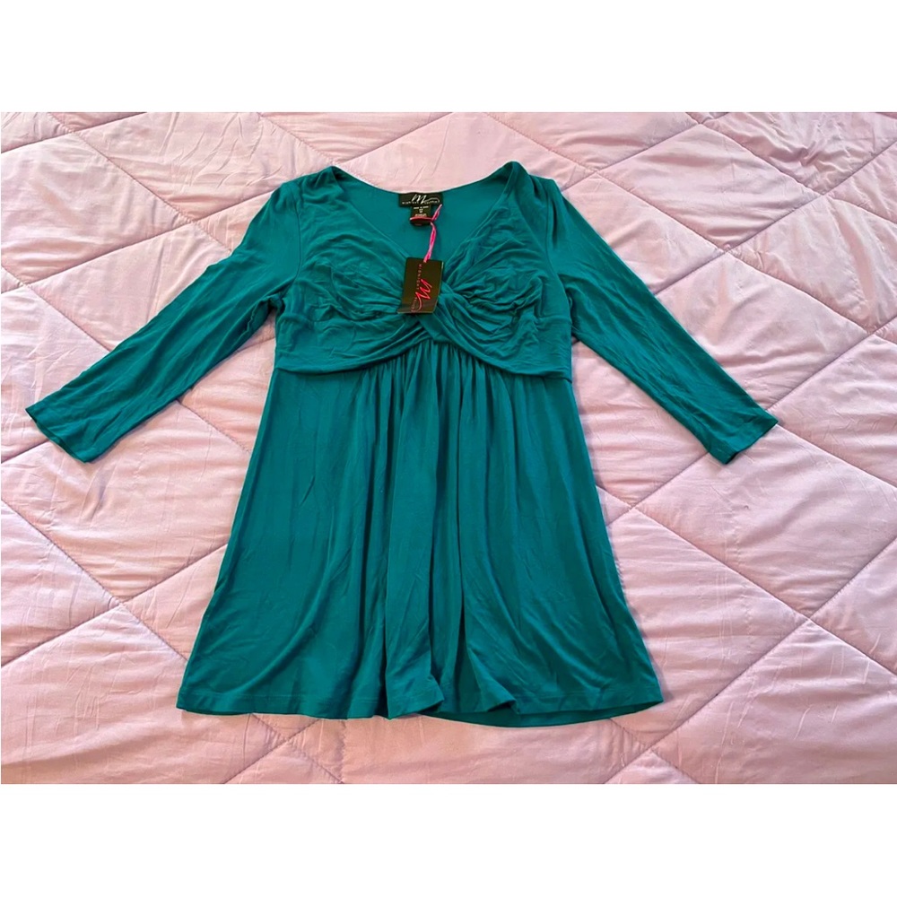 NWTS women’s medium Midnight Velvet 3/4 sleeve blouse